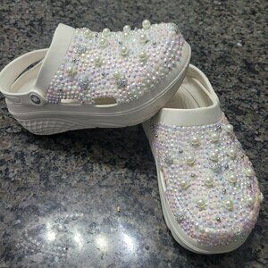 Rhinestone crocs